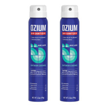Ozium 3.5 Oz. Lucht Sanitizer & Geurverwijderaar voor Huizen, Auto's, Kantoor, 2 Pak