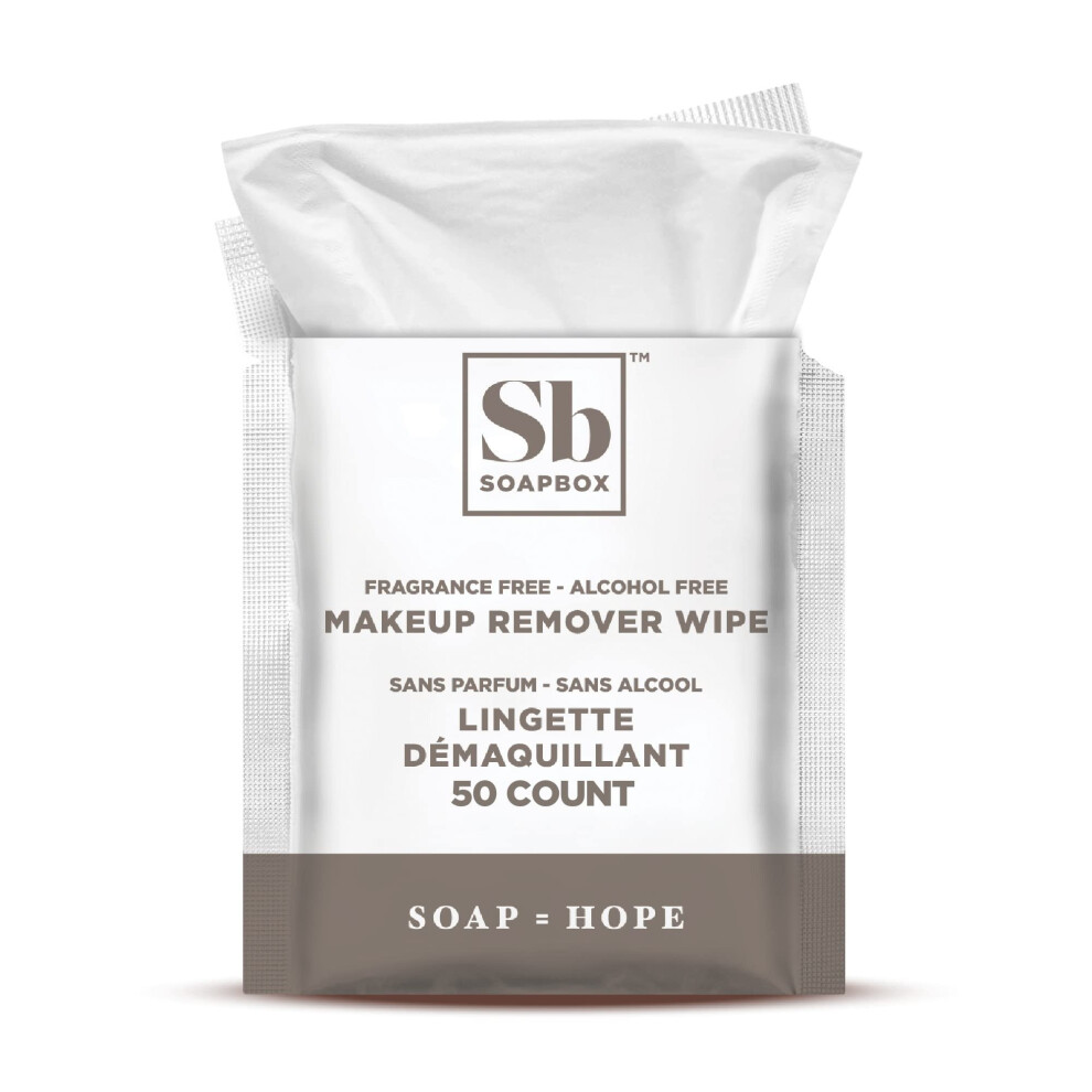 Soapbox Parfmfreie Make-Up-Entferner-Tcher Sanfte Gesichtsreinigungstcher Fr Augen-Make-Up, Schmutz Und L, Alkoholfreie Make-Up-Entferner--image