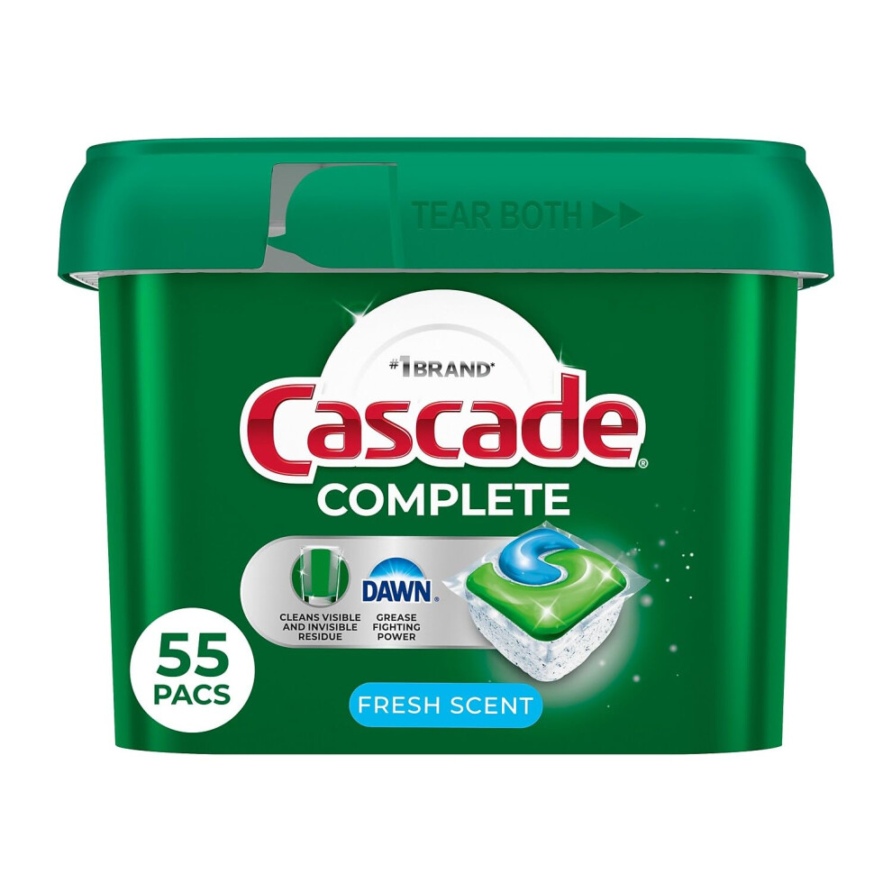 Cascade Complete Actionpacs Plyn Do Mycia Naczyn Swiezy Zapach 63 Szt-image