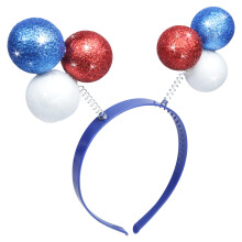 Needzo 4th of July Headband, Red White and Blue Bopper Hair Accessory, One Size