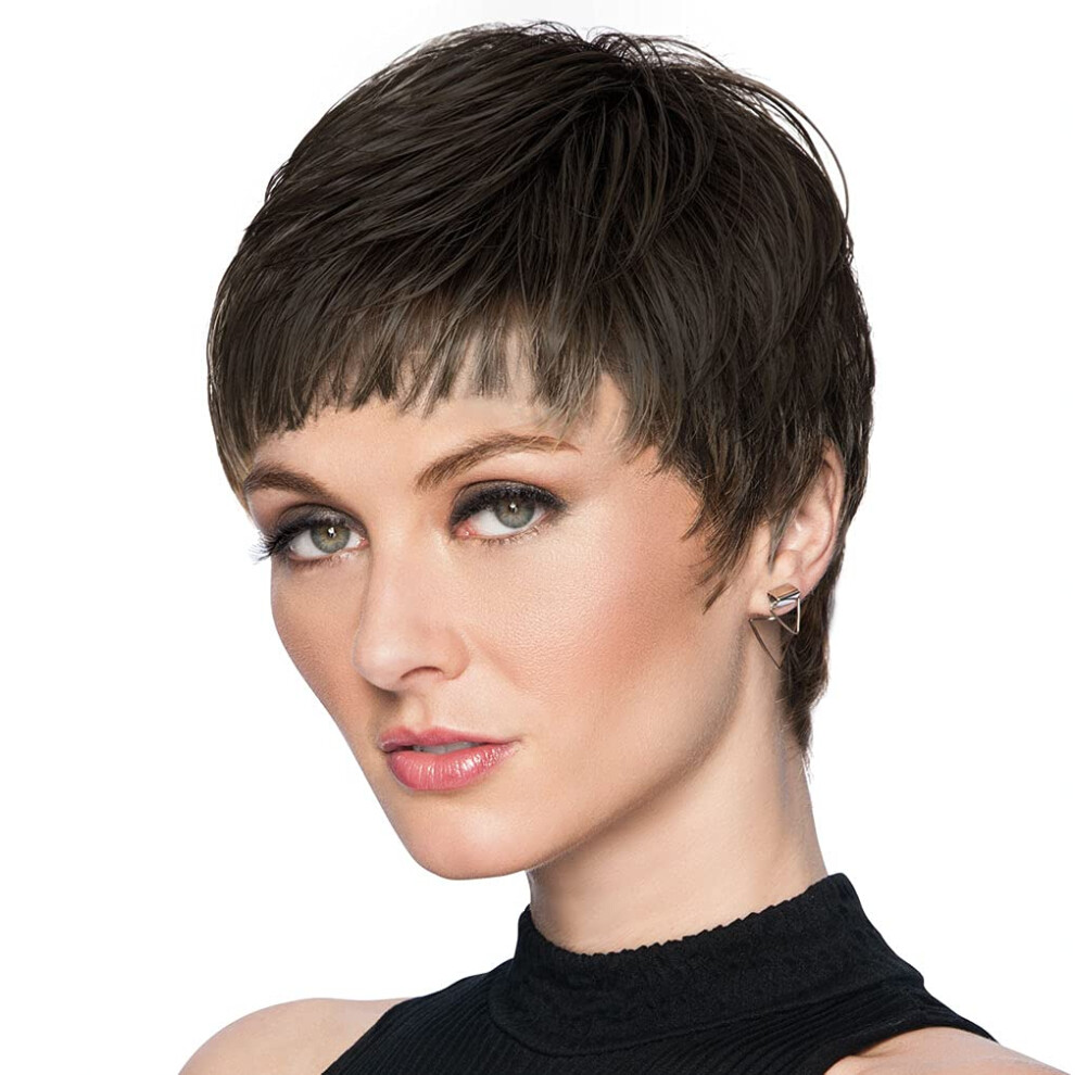 Hairdo Textured Cut Wig Midnight Brown R4