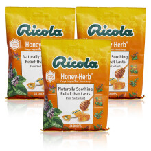 Ricola honungsrt rthostaddmpande halsdroppar 24ct pse (frpackning med 3)