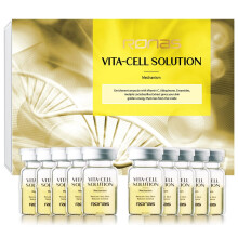 Ronas VITA Cell Solution Anti-Aging-Serum fr Gesicht und Hals mit Hyaluronsure, Vitamin C-Ceramid, Beta-Glucan, feuchtigkeitsspendendes Tonisierung