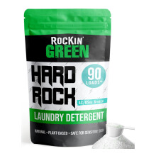 Rockin' Green Hard Rock Powder Prac prostredek na pran (90 dvek) Prrodn prkov prac prostredek na pran citlivou pokoku (AC/DSea Breeze)
