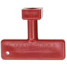 Viega 50601 Nouveau style 3/8 x Diamond     fente rouge manabloc key mbs136r
