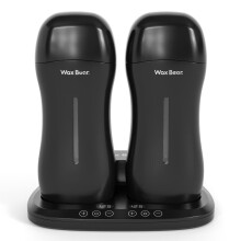 Wax Bear Roll On Warmer met dubbele rol voor zachte waspatronen Magnetische verwarmingsbasis voor ontharing - Ideaal voor thuis- of salongebruik (zwa