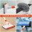 Baseboard Cleaner Tool with Handle  Extendable Long Handle Baseboard Cleaning Duster with Reusable Pads for Floorboard  Ceiling Fan Blade Cleaner 5