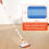 Baseboard Cleaner Tool with Handle  Extendable Long Handle Baseboard Cleaning Duster with Reusable Pads for Floorboard  Ceiling Fan Blade Cleaner 4