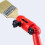 Multi Angle Paint Brush Extender Paint Edger Tool Adjustable Walls Roller Holder Standard Threaded Extension Rod,Red 5