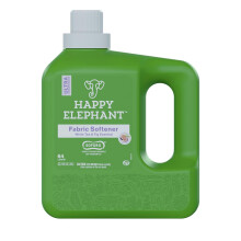 Happy Elephant Fabric Softener - Ultra Concentrated Fabric Conditioner Liquid Laundry Softener Eco Friendly Gentle Fresh Linen 64 Loads - W