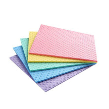 Reusable Cleaning Cellulose Sponge Cloths Absorbent Wipes Clean Kitchen Car Dish Eco-Friendly Dishcloth Hand Towel Auto - 1pac