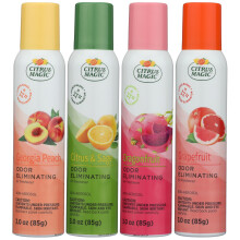 Citrus Magic Odor Eliminating Air Freshener Spray Assorted Fragrances - Georgia Peach Dragonfruit Citrus and Sage Grapefruit