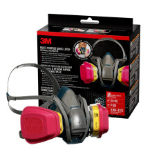 3M - 65023QLHA1-C Pro MultiPurpose Ademhalingsmasker met Snelsluiting, Medium