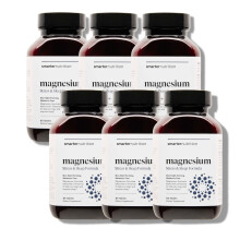 Smarter Nutrition Magnesiumkomplex Chelatisiertes Magnesiumglycinatcitratmalathydroxid Schlaf- und Stressuntersttzung mit L-Theanin fr die