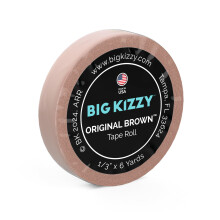 Big Kizzy Dubbelzijdige Tape voor Haarextensions - Original Bruine Tape - .313" x 6 Yards