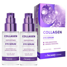 The Beauty Standard Kollagen- und Hyaluronsure-Serum fr die Augenpartie reduziert Schwellungen, dunkle Augenringe und Fltchen, spendet Feuch