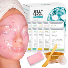 BRUN Peel-Off Jelly Mask Hydrating Premium Modeling Rubber Mask Set - 10 Behandelingen