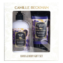 Camille Beckman Hand and Body Duet Set Silky Body and Glycerine Hand Cream Blackberry Lavander