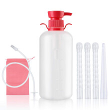 Live4Cool Douche Bottle per donne Sistema di pulizia vaginale riutilizzabile 600 ml/20,3 once di clistere vaginale Riminicio Crema di capacit del cl