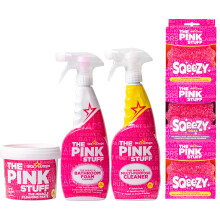 Stardrops - The Pink Stuff Ultimate Cleaning Pack - Miracle Cleaning Paste  Multi-Purpose Spray & Bathroom Foam - Cuts Grease  Removes Stains  Cl