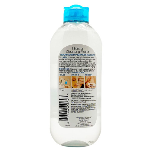 Garnier Garnier Skin Active Νερό Καθαρισμού 3 σε 1 για Μακιγιάζ 13.5 Pack, Μικελάρ με 40.5 Fl Oz 2
