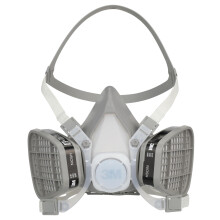 3M Half Facepiece Disposable Respirator 5101 Organic Vapor NIOSH Approved Size Small Lightweight Pre-assembled No Maintenance Permanently