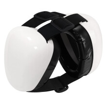 Auricolari di cani Deryep per protezione per l'udito 29db Nrr Muffs Protezione del rumore (Xlarge White)