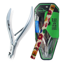 Nghia Professioneller Nagelhautschneider aus Edelstahl C-07 (D-07) Backen 16 Osimihome Nagelhautschneider Trimmer Manikre-Werkzeuge mit Doppelfeder