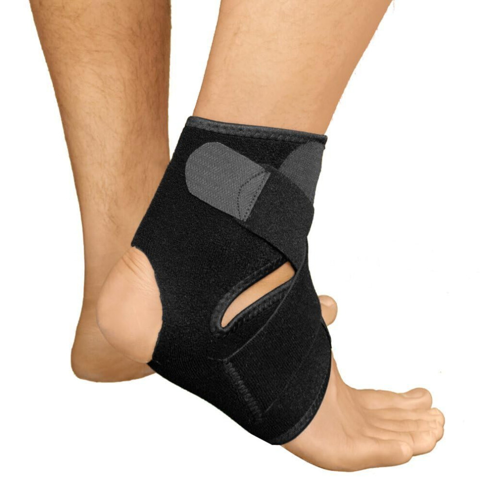 Ankle Brace Support for Men and Women - Sprained Ankle Compression Support - Open Heel Foot
