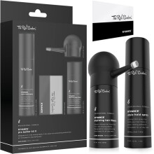 The Rich Barber N'Hance Pro Barber Kit II  4-in-1-Haar- und Bart-Styling-Set mit Keratin-infundierten Haaraufbaufasern, Style-Hold-Spray, Applikator