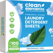 lments propres Feuilles de dtergent lessive (100 charges 50 feuille) Percette sans parfume Eco Eco Friendly Breeze Personnes non toxiques