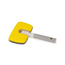 Joseph Joseph Cleantech 2 in 1 vasca da bagno Scrubber per la pulizia con cuscinetto in microfibra e cuscinetti abrasivi