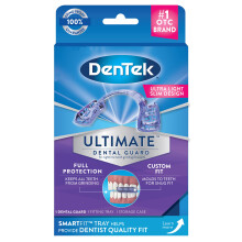 DenTek, Ultimate Dental Guard, Ultra-Leicht/Schmal-Design, 1 Schutzschiene + 1 Aufbewahrungsbox + 1 SmartFit-Schale