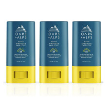 Oars + Alps Matte Sunscreen Face Stick LSF 50, wasser- und schweibestndiger Sonnenschutz, breites Spektrum an UVA/UVB-Schutz, dermatologisch getest