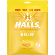 Halls Relief Honning Citron Hostedrber Vrdipakke 140 drber