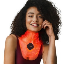 FAQ 211-8 Light Neck & D?collet? Mask - Wireless & Lightweight Silicone Masks - Flexible-Fit & Full Coverage - Wearable Skin Care