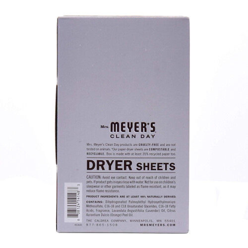 Sheets per asciugatrice per la giornata di Mrs. Meyer (Count da Lavender 2 Pack 160) 2