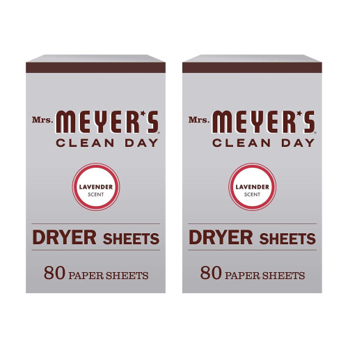 Sheets per asciugatrice per la giornata di Mrs. Meyer (Count da Lavender 2 Pack 160)