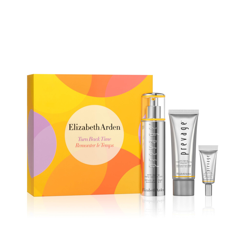Elizabeth Arden PREVAGE 3-Piece Anti-Aging Skin Care Gift Set for Women  Includes Daily Serum  Eye Serum  & Treatment Booster