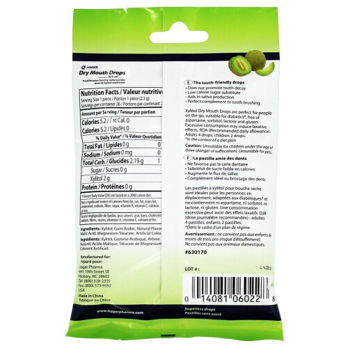 Gotas para boca seca Hager Pharma com melo xilitol 26 EA - Compre pacotes e economize (pacote de 3) 2