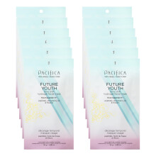Pacifica Future Youth Time Shift Hydrogel-Gesichtsmaske  12er-PACK  Anti-Aging-Tuchmaske mit mehreren Peptiden zur Straffung und Aufpolsterung, ult