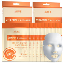AZURE hydratacn pletov maska ??s vitamnem C a kolagenem proti strnut Hluboce hydratujc a zpevnujc zlepuje elasticitu pce o plet Made