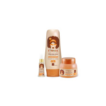 ETNIKER Afro-texturiertes Locken- und Wellenhaar-Definitionsset | Gel-Hydroelixier & Stylingcreme | Kontrolle, Pflege, Definition | Kokosnuss-She