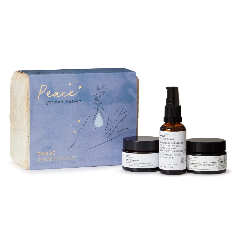 Evolve Organic Beaut Evolve Organic Beauty - Hydration Heaven Natural Skincare Kit | Small-Batch Vegan Clean Beauty