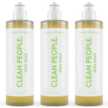Sabonete lquido THE CLEAN PEOPLE - Ingredientes simples e limpos - Poder de esfrega extra (aroma de limo e verbena) 12 fl. onas (3 pacotes)