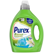 Purex nesteminen pyykinpesuaine ultratiivistetyt luonnonelementit pellava ja liljat 82,5 unssia 165 kuormaa
