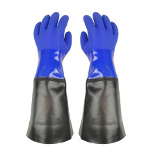 Guantes impermeables de pesca LIICHAAO de 25 pulgadas con puños elásticos, guantes para limpiar hiedra venenosa (XL - 25 pulgadas)