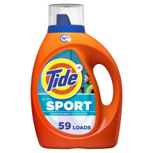 Tide Plus Febreze Sport Odor Defense HE Turbo Clean nestemäinen pyykinpesuaine 84 fl unssia 54 kuormaa