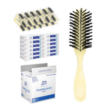 Escova de cabelo adulto Dynarex 4881 marfim 24 contagens