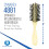 Dynarex 4881 aikuisten hiusharja Ivory 24 Count 2